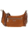 Guess Borsa a tracolla da donna in pelle Banana Bag HWSG9501720-COG donna