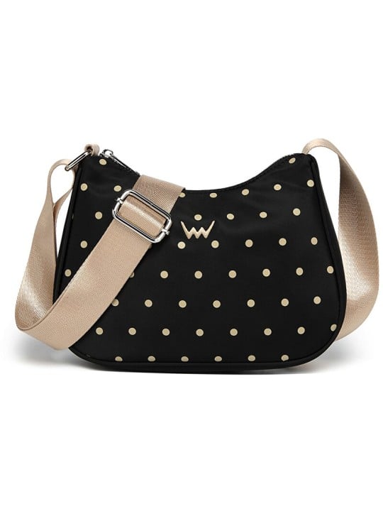 Vuch Borsa a tracolla da donna Liva Dotty Black Banana Bag donna