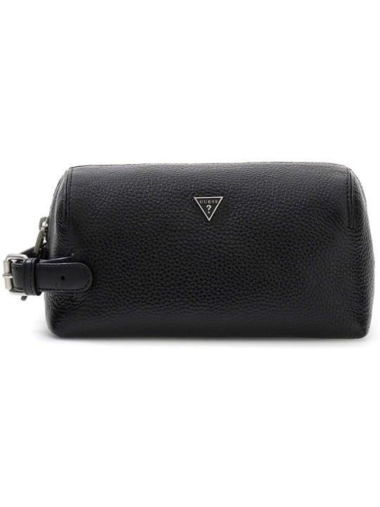 Guess Borsa cosmetica in pelle PMMOMGP6261-BLA unisex