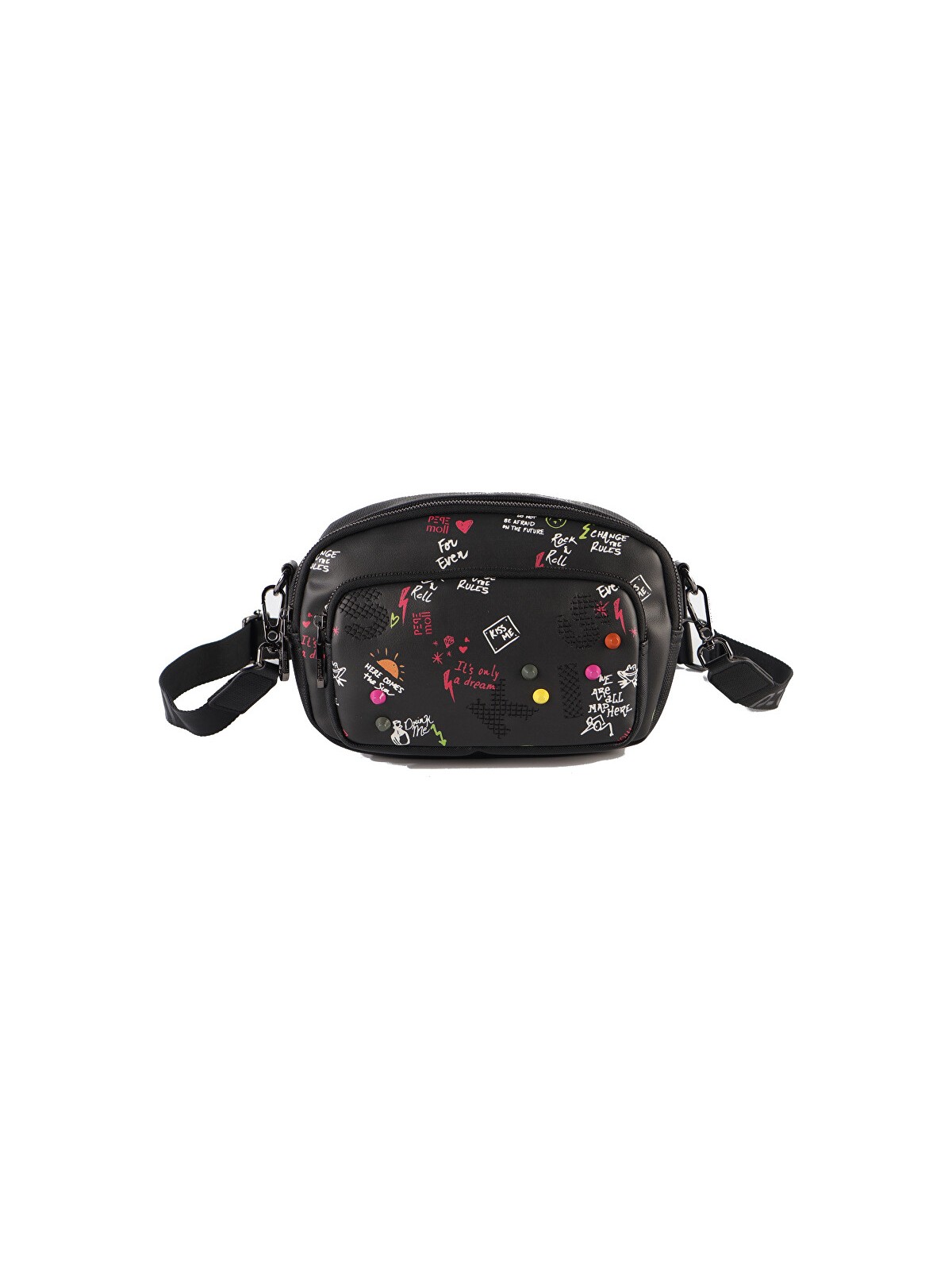 Pepe Moll Borsa a tracolla da donna Shirley 261232 nera donna