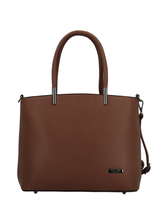 DELAMI Borsa da donna D5906 color caffè donna