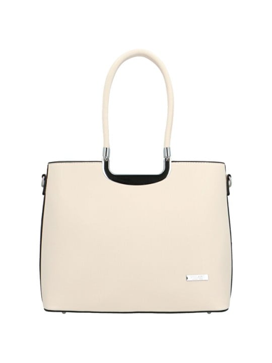 DELAMI Borsa da donna D5904 r-beige donna