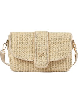 Verde Borsa a tracolla da donna 01-2077 beige donna