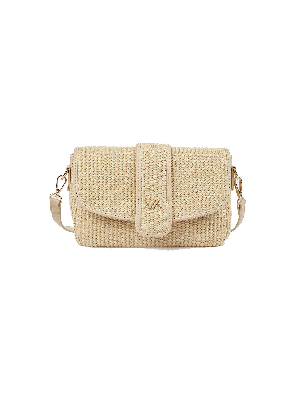 Verde Borsa a tracolla da donna 01-2077 beige donna