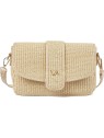 Verde Borsa a tracolla da donna 01-2077 beige donna