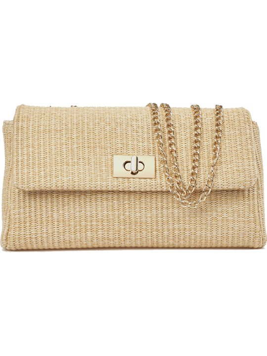 Verde Borsa a tracolla da donna 01-2080 beige donna