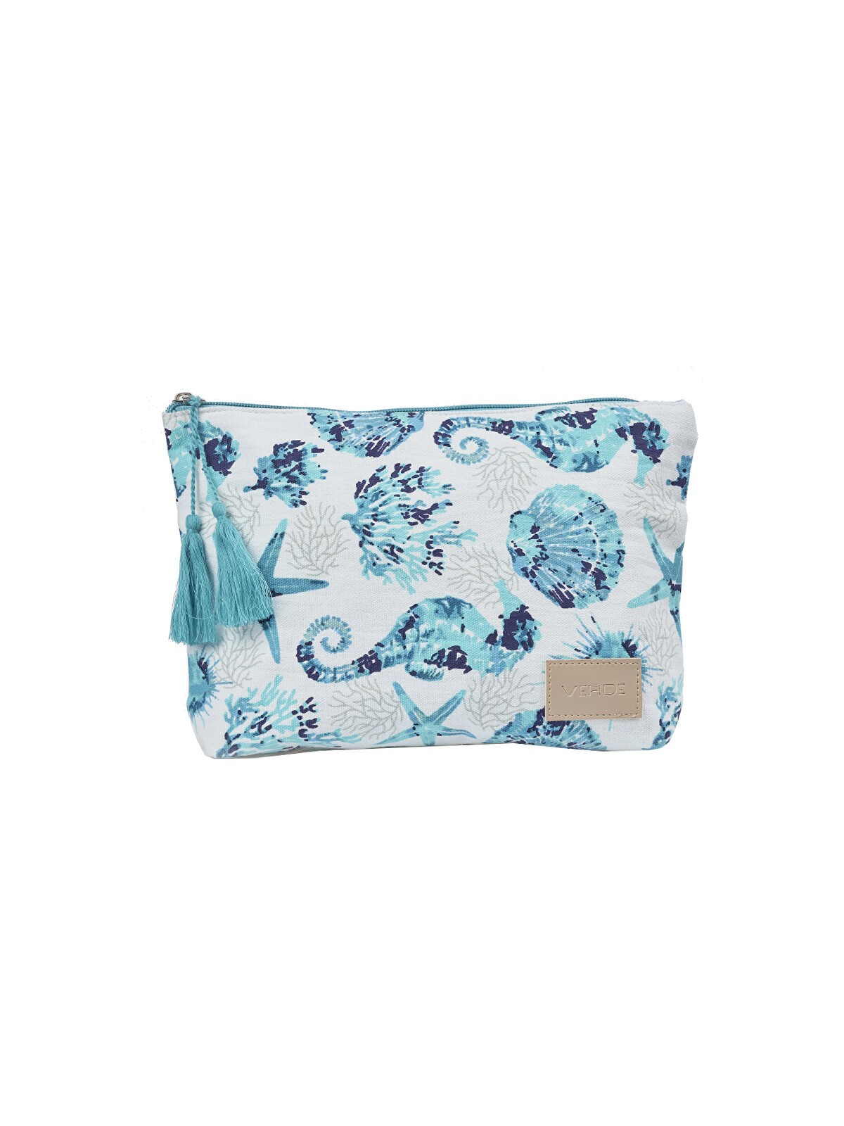 Verde Pochette cosmetica 07-0386 color acquamarina donna