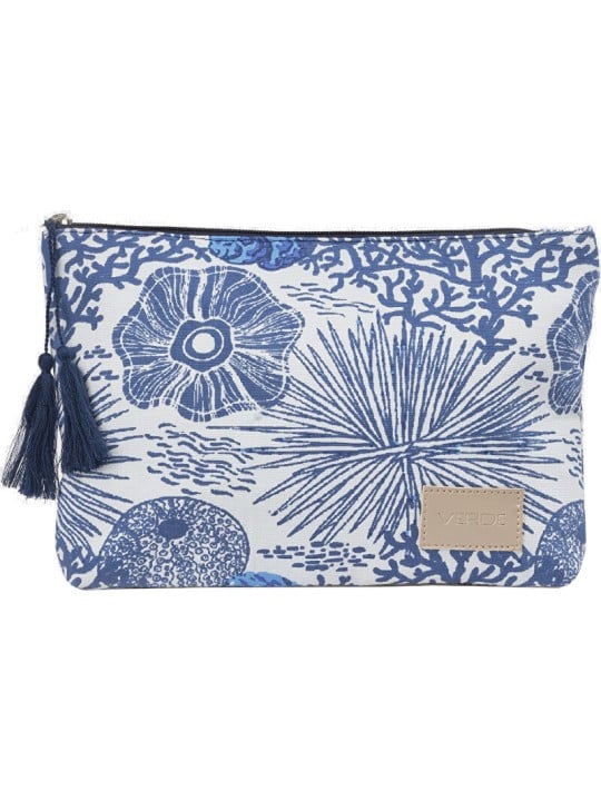 Verde Pochette cosmetica 07-0396 blu donna