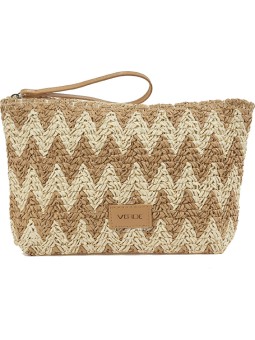 Verde Pochette cosmetica 07-0418 beige donna