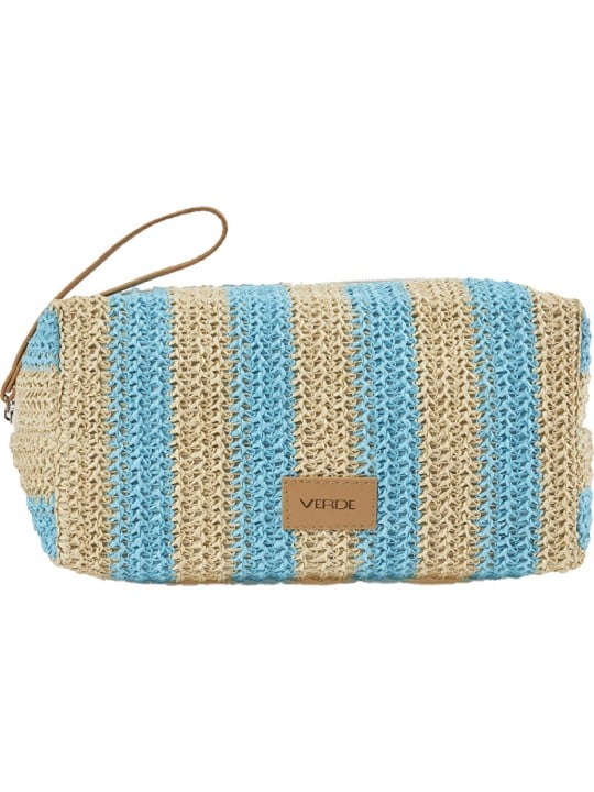 Verde Pochette cosmetica 07-0419 blu donna