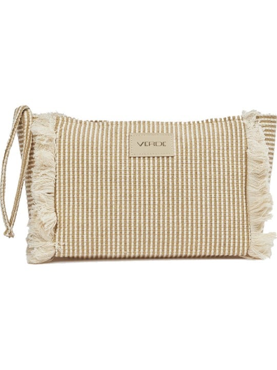 Verde Pochette cosmetica 07-0431 beige donna