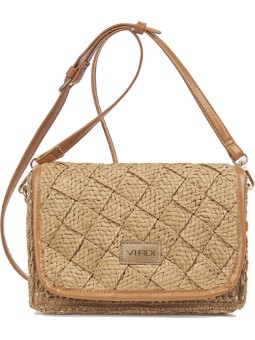 Verde Borsa a tracolla da donna 48-0350 beige donna
