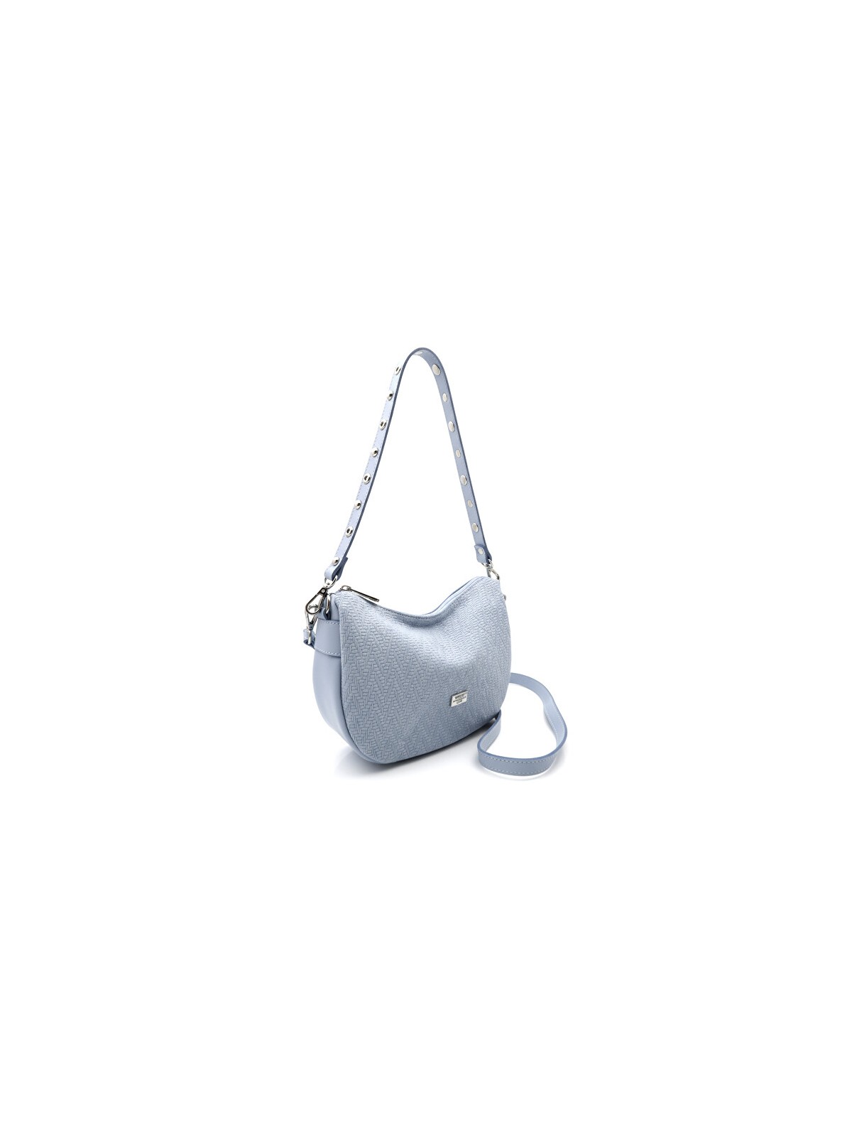 Caramelo Borsa da donna in pelle Banana Bag 82343 Blu donna