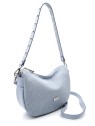 Caramelo Borsa da donna in pelle Banana Bag 82343 Blu donna