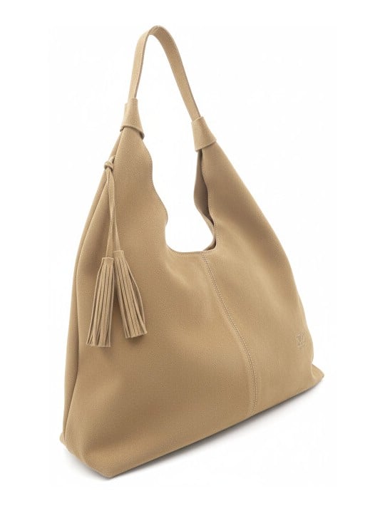 Caramelo Borsa da donna in pelle 2 in 1 51167 color cammello donna