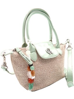 Caramelo Borsa da donna 51140 Verde donna