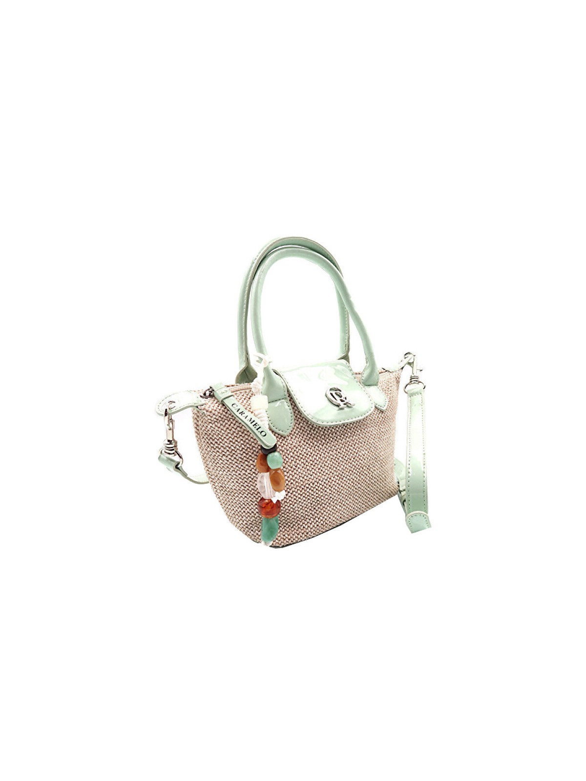 Caramelo Borsa da donna 51140 Verde donna