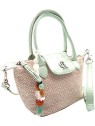 Caramelo Borsa da donna 51140 Verde donna