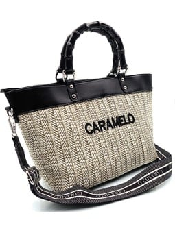 Caramelo Borsa da donna 51117 Verde donna