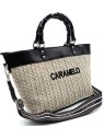 Caramelo Borsa da donna 51117 Verde donna