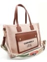 Caramelo Borsa da donna 51120 Arancione donna