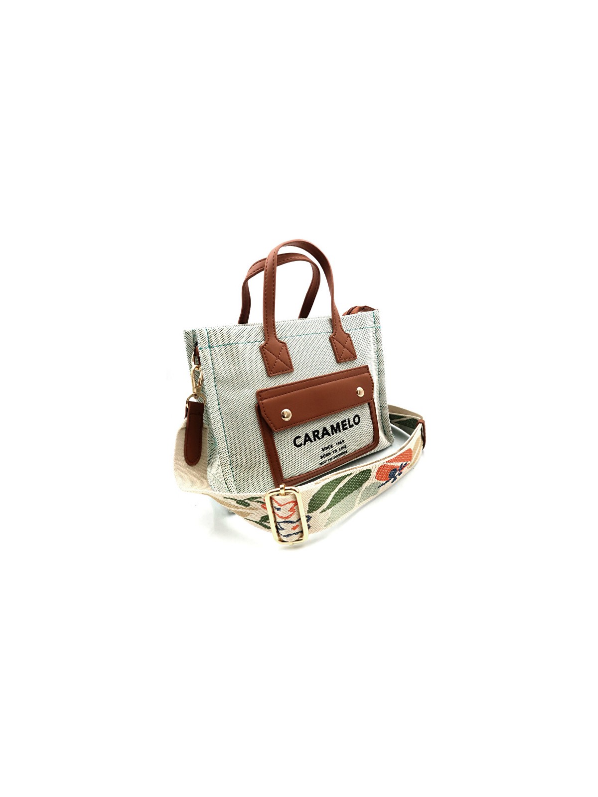Caramelo Borsa da donna 51120 Verde donna