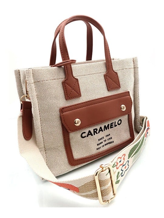 Caramelo Borsa da donna 51120 color cammello donna