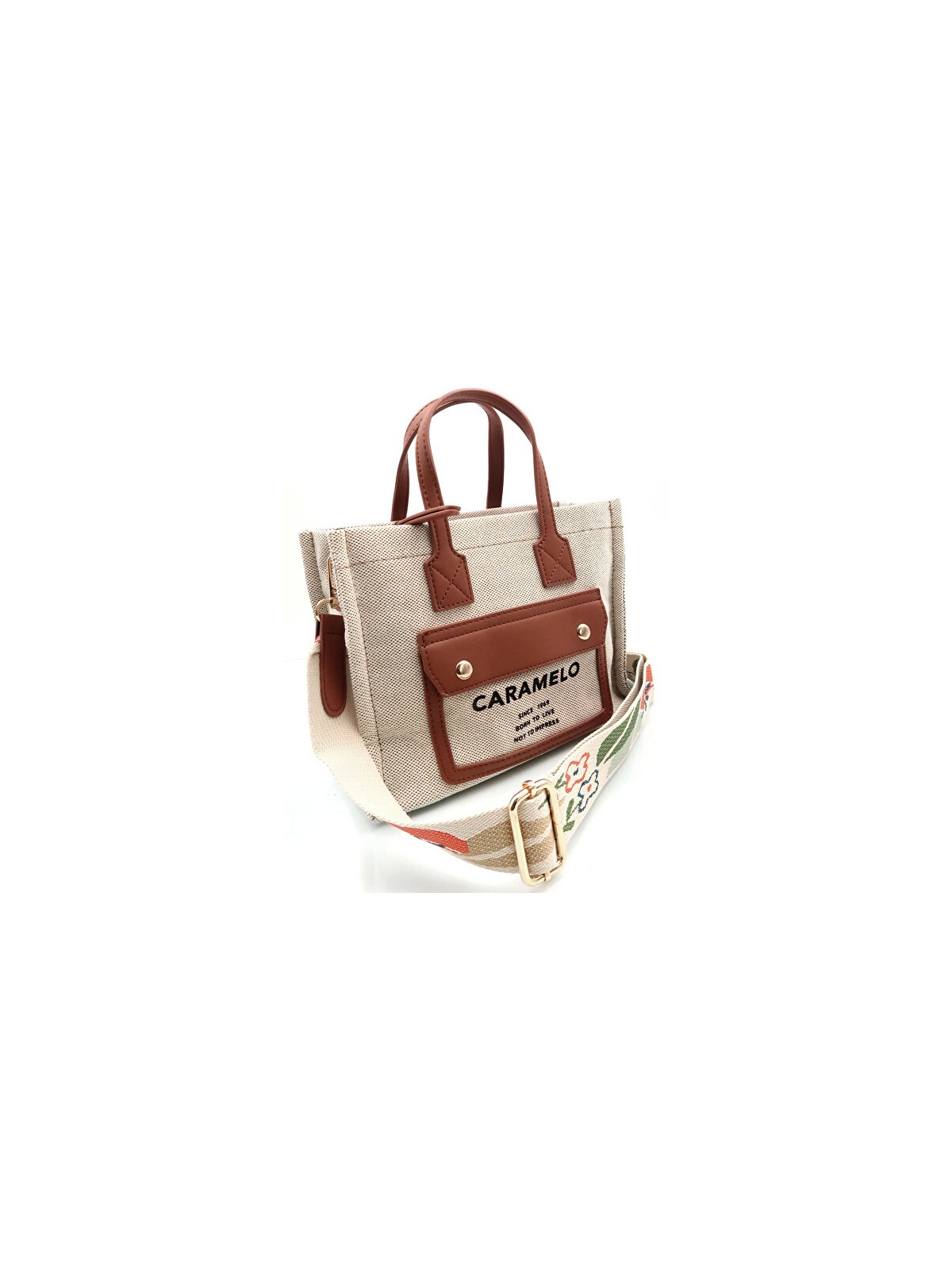 Caramelo Borsa da donna 51120 color cammello donna
