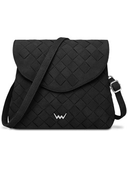 Vuch Borsa a tracolla da donna Byrsa Intrecciato Nero donna