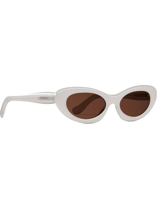 Furiosa Occhiali da sole donna Nyhavn Latte Sg-Nyhavn-Wht donna