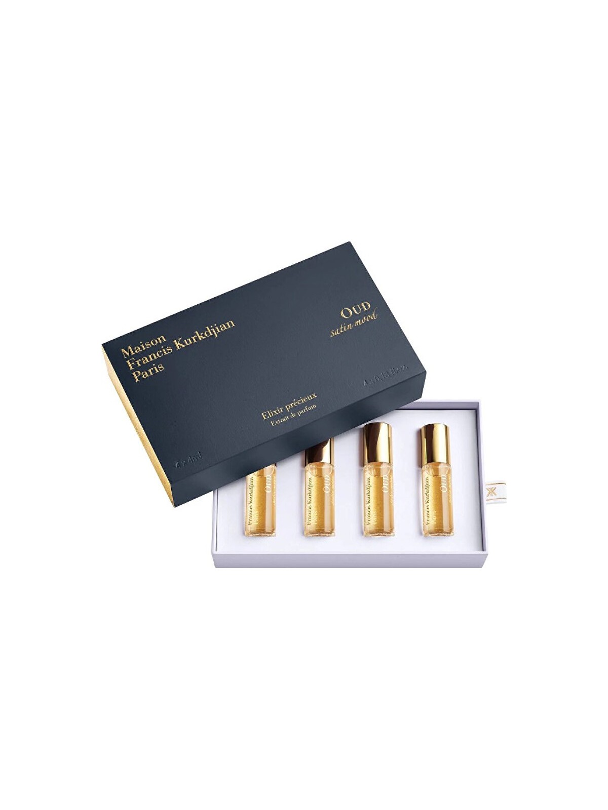 Maison Francis Kurkdjian Oud Satin Mood - estratto profumato 4 x 4 ml roll-on unisex