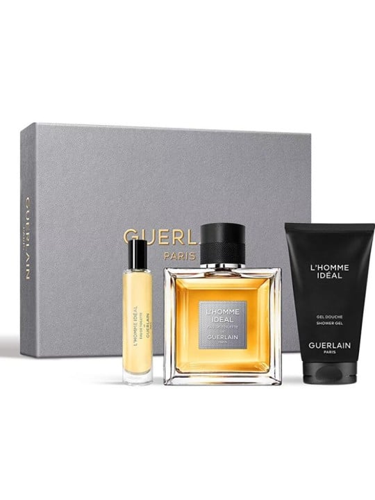 Guerlain L'Homme Ideal - eau de toilette 100ml + gel doccia 75ml + eau de toilette 10ml uomo