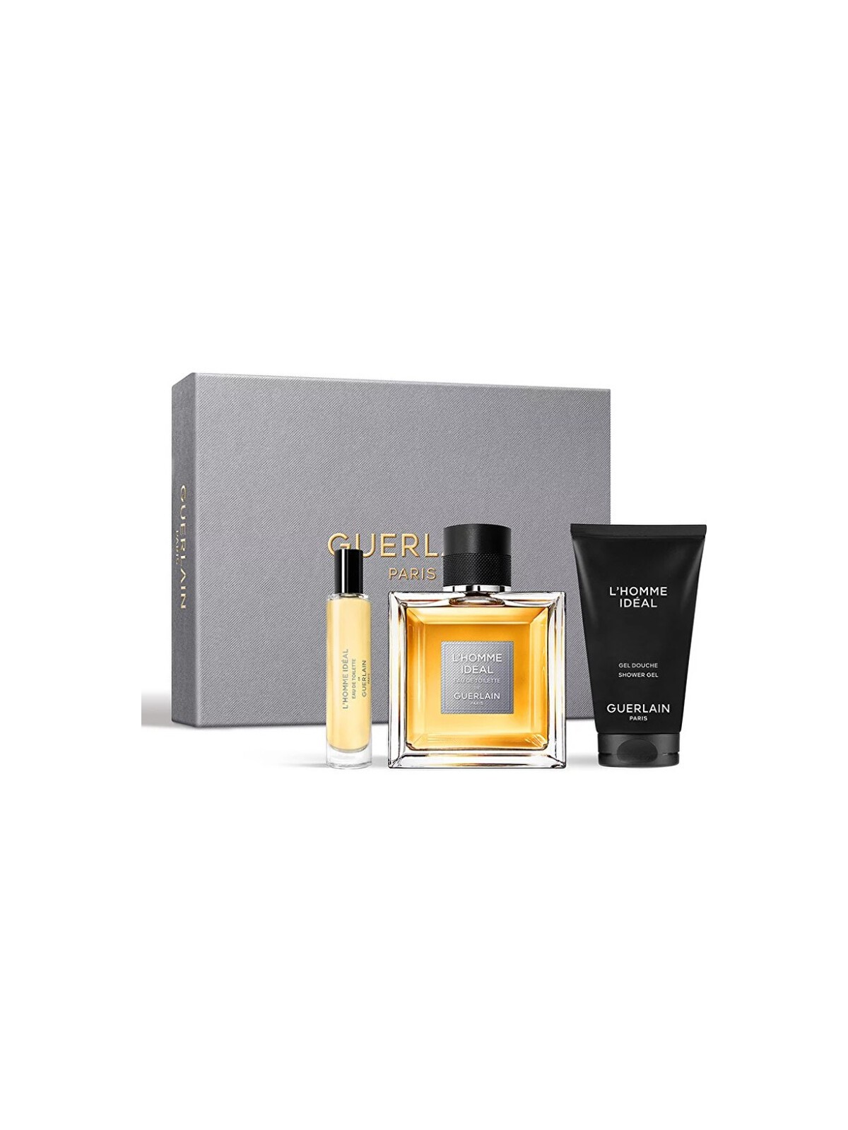 Guerlain L'Homme Ideal - eau de toilette 100ml + gel doccia 75ml + eau de toilette 10ml uomo