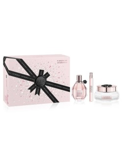 Viktor & Rolf Flowerbomb - eau de parfum 100ml + crema corpo 200ml + eau de parfum 10ml donna