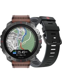 Polar POLAR GRIT X2 PRO Titanio Marrone M/L + cinturino in silicone unisex