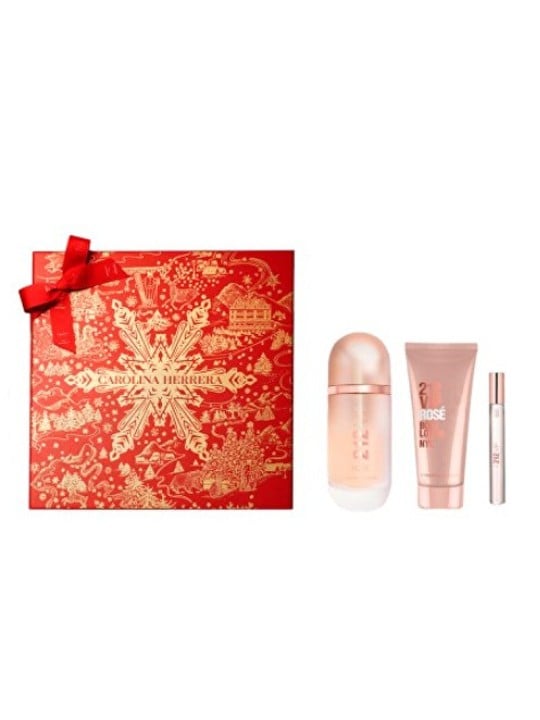 Carolina Herrera 212 VIP Rosé - eau de parfum 80ml + lozione corpo 100ml + eau de parfum 10ml donna