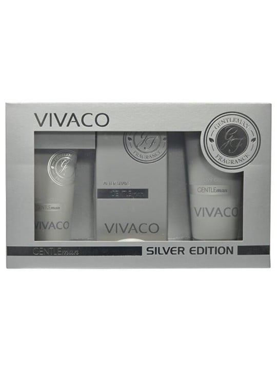 Vivaco Cofanetto regalo Gentleman Silver Edition uomo