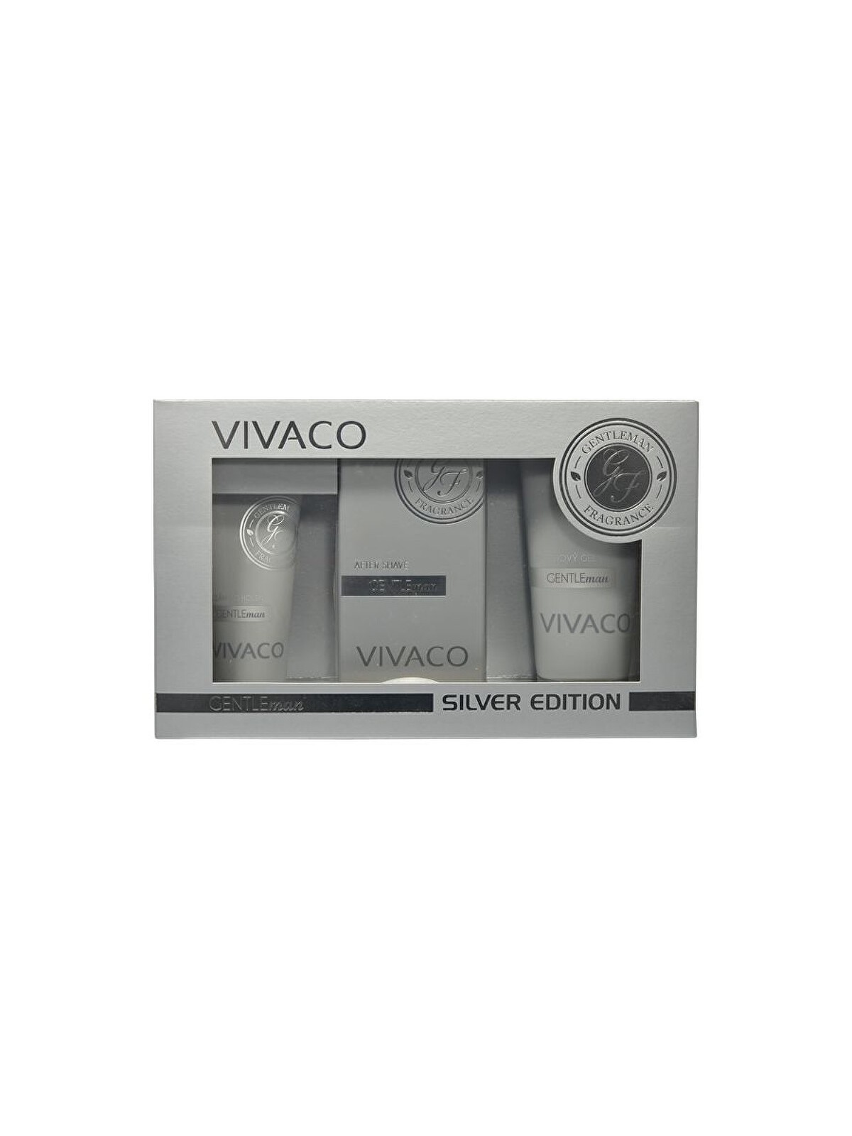 Vivaco Cofanetto regalo Gentleman Silver Edition uomo