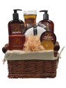 Vivaco Confezione regalo all'olio di argan in un cesto di vimini. donna