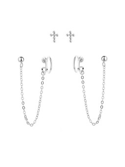 MOISS Set di orecchini in argento E0004299 donna