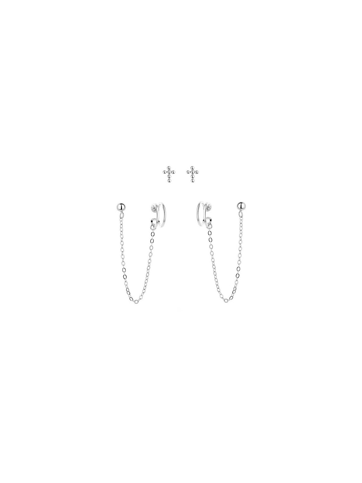 MOISS Set di orecchini in argento E0004299 donna