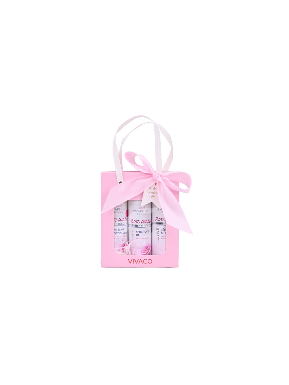 Vivaco Sacchetto regalo di cosmetici all'acqua di rose donna