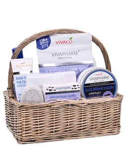 Vivaco Cesto regalo di cosmetici al latte di capra donna