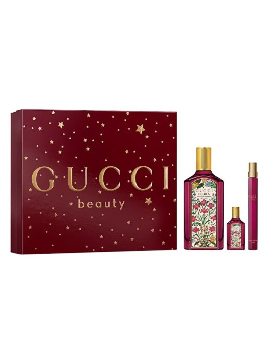 Gucci Flora By Gucci Gorgeous Gardenia Intense - eau de parfum 100ml + eau de parfum 10ml + eau de parfum 5ml donna