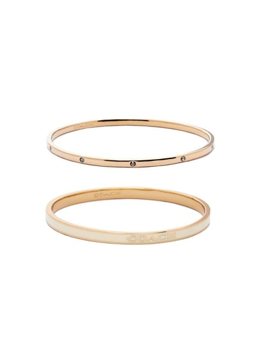 Coach Set di bracciali massicci placcati in oro 37463839GLD100 donna
