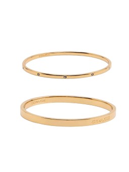 Coach Set di bracciali da donna in metallo massiccio placcato oro 37520598GLD710 donna