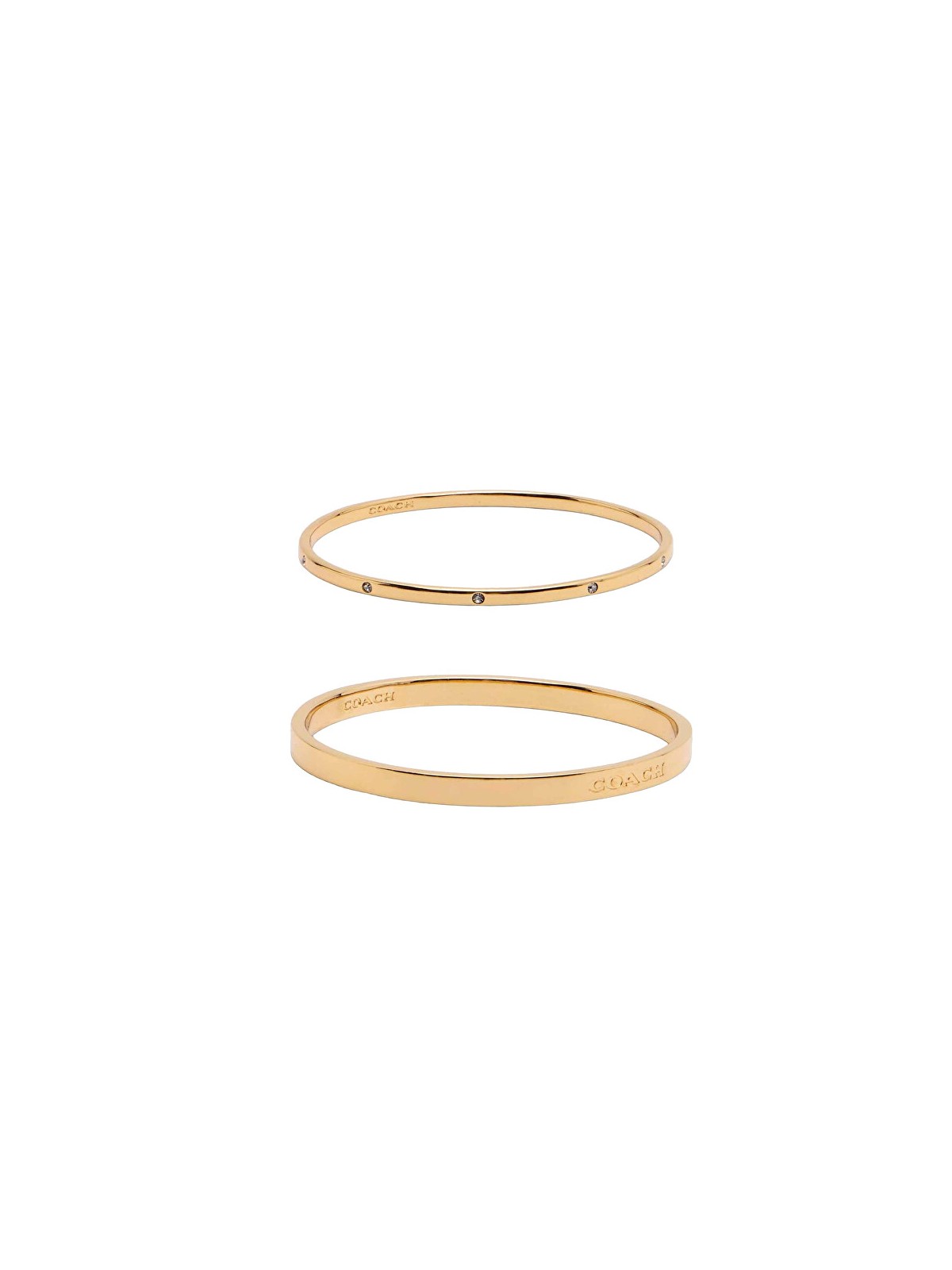 Coach Set di bracciali da donna in metallo massiccio placcato oro 37520598GLD710 donna