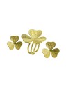 Victoria Walls Set di gioielli placcati in oro VWS260856G anello, orecchini donna
