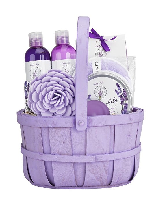 Vivaco Cesto regalo di cosmetici con olio di lavanda donna