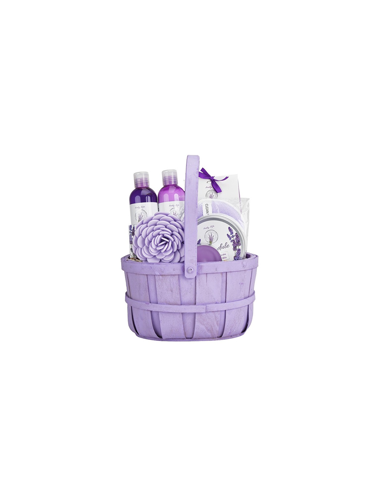 Vivaco Cesto regalo di cosmetici con olio di lavanda donna